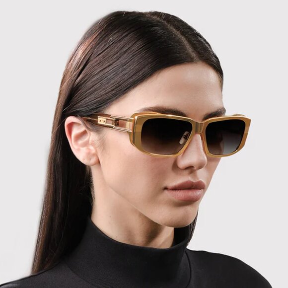 NEW DITA SUNGLASSES GOLD UNISEX EYEWEAR DITA ZIRITH DTS-435-A-01 - Picture 3 of 4